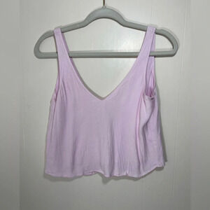 Wilfred Free Kempner Light Pink Tie Back Aritzia Tank Top Women’s Size XXS
